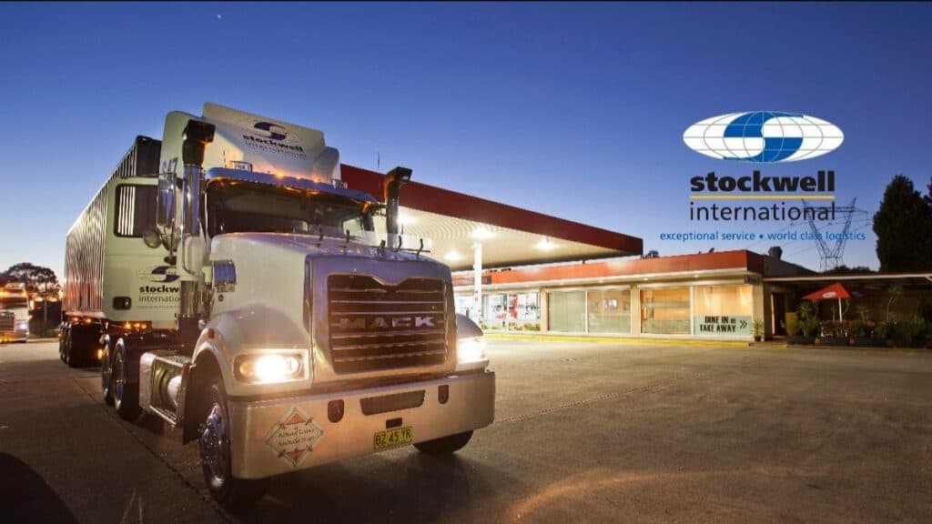 image of stockwell truck at night
