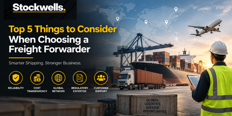 Top 5 things to consider when choosing a freight forwarder