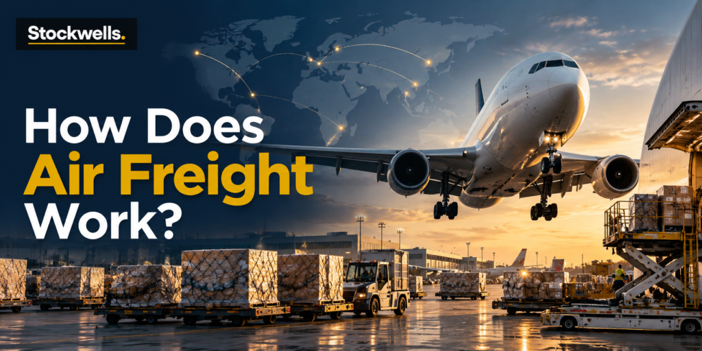 How does air freight work from booking to final delivery